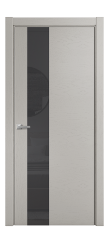 Дверь межкомнатная Vetro 14 Цвет Ясень Серый Шелк Покрытие Шпон крашеный  Наличник L 75 Цена 48775