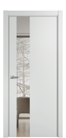 Дверь межкомнатная Ветро 14 Цвет Облачный Покрытие Эмаль  Наличник L 75 Цена 45575