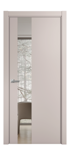 Дверь межкомнатная Ветро 14 Цвет Пудра Покрытие Эмаль  Наличник L 75 Цена 45575
