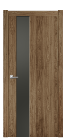 Дверь межкомнатная Ветро 14 Цвет Орех классический Покрытие ПВХ ПОД ДЕРЕВО Наличник L 75 Цена 34100
