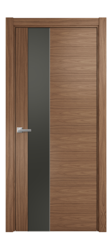 Дверь межкомнатная Ветро 14 Цвет Американский Орех Покрытие Шпон натуральный  Наличник L 75 Цена 56200