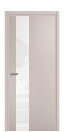 Дверь межкомнатная Vetro 14 Цвет Пудра Покрытие Эмаль  Наличник L 50 Цена 45575