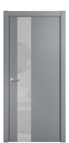 Дверь межкомнатная Vetro 14 Цвет Ясень Гриджио Покрытие Шпон крашеный  Наличник L 75 Цена 44900