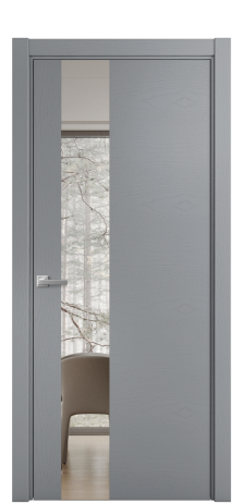 Дверь межкомнатная Vetro 14 Цвет Ясень Гриджио Покрытие Шпон крашеный  Наличник L 75 Цена 44150