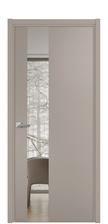 Дверь межкомнатная Vetro 14 Цвет Какао Покрытие Эмаль  Наличник L 50 Цена 44675