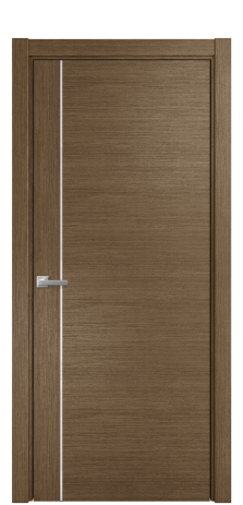 Дверь межкомнатная Ветро 17 Цвет Дуб Шоколад Покрытие Шпон масло  Наличник L 75 Цена 53675