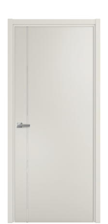 Дверь межкомнатная Vetro 17 Цвет Дымчатый Покрытие Эмаль  Наличник L 50 Цена 44975