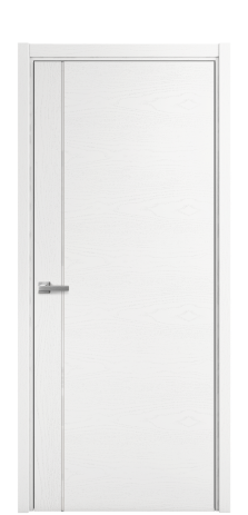 Дверь межкомнатная Vetro 17 Цвет Ясень Белый Покрытие Шпон крашеный  Наличник L 50 Цена 48025