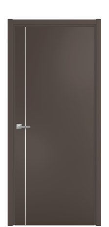 Дверь межкомнатная Slot 10-011 Цвет Коричневый Покрытие Эмаль  Наличник L 50 Цена 41525