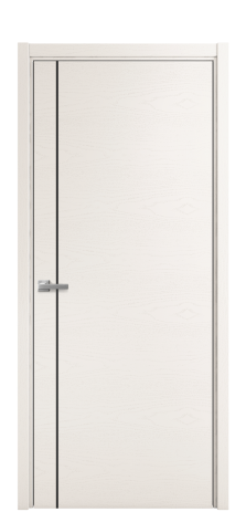 Дверь межкомнатная Slot 10-011 Цвет Ясень Молочный Покрытие Шпон крашеный  Наличник L 50 Цена 44875