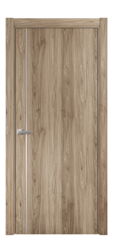 Дверь межкомнатная Слот 10-011 Цвет Орех смоук Покрытие ПВХ ПОД ДЕРЕВО Наличник L 75 Цена 31200