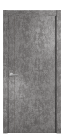 Дверь межкомнатная Слот 10-011 Цвет Айс какао Покрытие ПВХ ФАКТУРНЫЕ Наличник L 75 Цена 31200