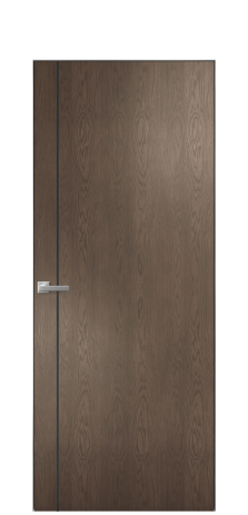 Дверь межкомнатная Слот 10-011 Цвет Дуб Марракеш Покрытие Шпон натуральный  Наличник Скрытый короб хром Цена 45150