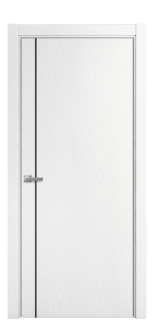 Дверь межкомнатная Слот 10-011 Цвет Ясень Белый Покрытие Шпон крашеный  Наличник L 75 Цена 44475