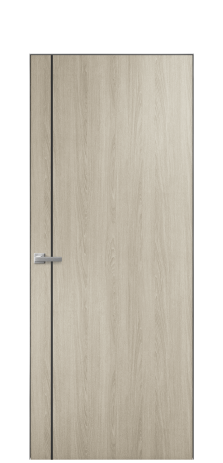 Дверь межкомнатная Slot 10-011 Цвет Maderaira oak sand Покрытие ПВХ WOOD NATURAL Наличник Скрытый короб хром Цена 38100