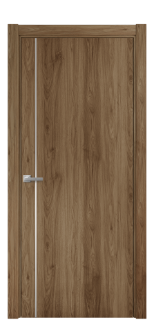 Дверь межкомнатная Slot 10-011 Цвет Орех NY классический Покрытие ПВХ WOOD NATURAL Наличник L 75 Цена 31200