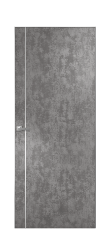 Дверь межкомнатная Slot 10-011 Цвет Ice cacao Покрытие ПВХ ORIGINAL Наличник Скрытый короб хром Цена 38100