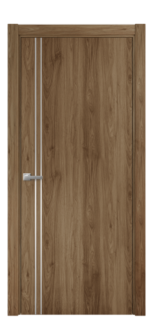 Дверь межкомнатная Слот 10-012 Цвет Орех классический Покрытие ПВХ ПОД ДЕРЕВО Наличник L 75 Цена 31200