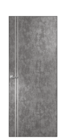 Дверь межкомнатная Слот 10-012 Цвет Айс какао Покрытие ПВХ ФАКТУРНЫЕ Наличник Скрытый короб хром Цена 38100