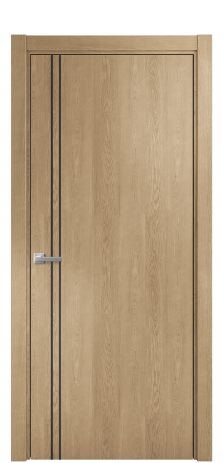 Дверь межкомнатная Слот 10-012 Цвет Дуб Светлый Покрытие Шпон натуральный  Наличник L 75 Цена 47350