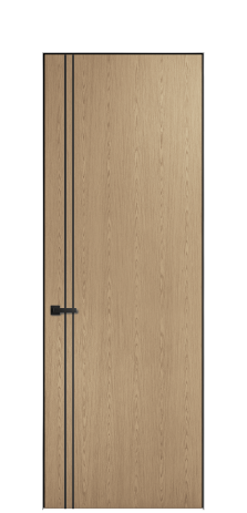 Дверь межкомнатная Слот 10-012 Цвет Дюна 1050C Покрытие ШПОН Шпон инженерный Наличник Скрытый короб хром Цена 43550
