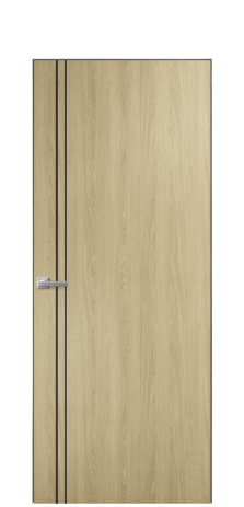 Дверь межкомнатная Slot 10-012 Цвет Maderaira oak amber Покрытие ПВХ WOOD NATURAL Наличник Скрытый короб хром Цена 38100