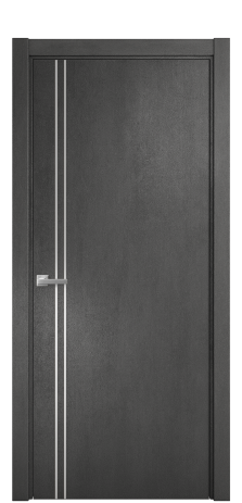 Дверь межкомнатная Slot 10-012 Цвет Камень темный Покрытие ПВХ ORIGINAL Наличник L 75 Цена 31200