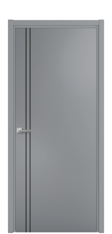 Дверь межкомнатная Слот 10-012 Цвет Гриджио Покрытие Эмаль  Наличник L 50 Цена 39408