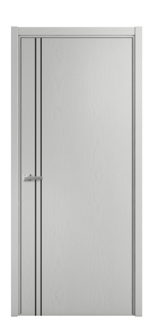 Дверь межкомнатная Slot 10-012 Цвет Ясень Телегрей Покрытие Шпон крашеный  Наличник L 50 Цена 44475