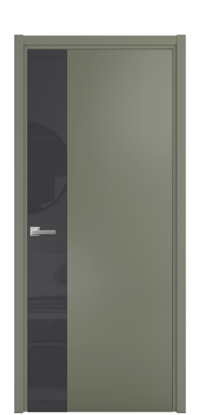 Дверь межкомнатная Vetro 19 Цвет Зеленый Покрытие Эмаль  Наличник L 50 Цена 52338
