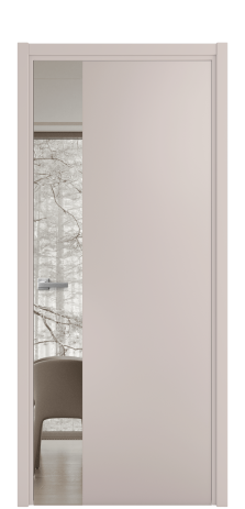 Дверь межкомнатная Vetro 19 Цвет Пудра Покрытие Эмаль  Наличник L 50 Цена 50625