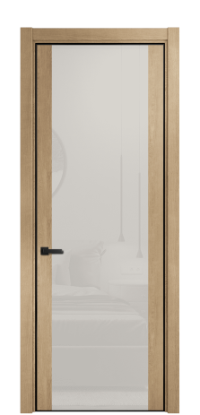 Дверь межкомнатная Ветро 21 Цвет Дуб Светлый Покрытие ШПОН Дуб Наличник L 75 Цена 78545
