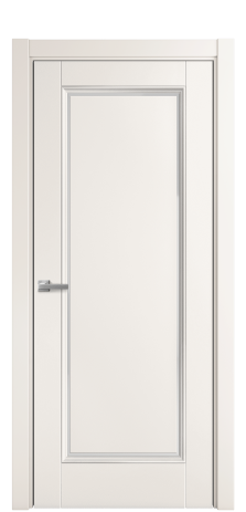 Дверь межкомнатная Sienna 1 Цвет Молочный Покрытие Эмаль  Наличник L 75 Цена 50475