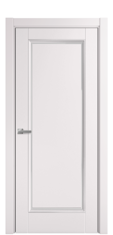 Дверь межкомнатная Sienna 1 Цвет Крем Покрытие Эмаль  Наличник L 75 Цена 50475