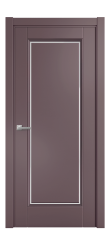 Дверь межкомнатная Sienna 1 Цвет Лиловый Покрытие Эмаль  Наличник L 75 Цена 50475