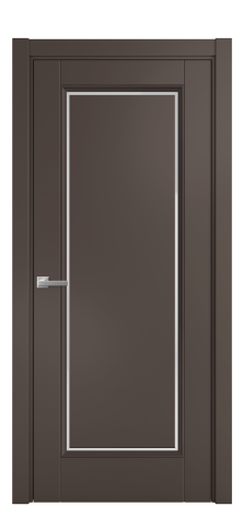 Дверь межкомнатная Sienna 1 Цвет Коричневый Покрытие Эмаль  Наличник L 75 Цена 50475