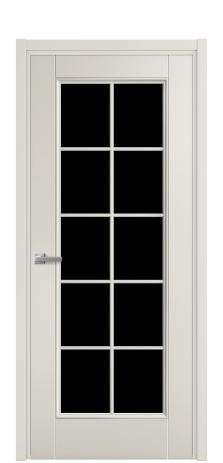 Дверь межкомнатная Сиена 10 Цвет Дымчатый Покрытие Эмаль  Наличник L 50 Цена 46098