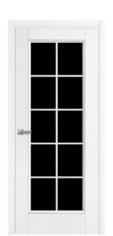 Дверь межкомнатная Сиена 10 Цвет Белый Покрытие Эмаль  Наличник L 50 Цена 51475