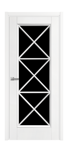Дверь межкомнатная Сиена X3 Цвет Белый Покрытие Эмаль  Наличник L 50 Цена 51475