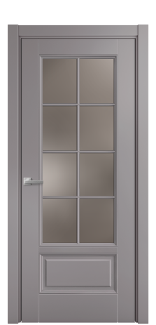 Дверь межкомнатная Sienna 10 DGO2 Цвет Ирис Покрытие Эмаль  Наличник L 75 Цена 38780