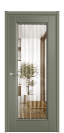 Дверь межкомнатная Savona Цвет Зеленый Покрытие Эмаль  Наличник L 50 Цена 61668