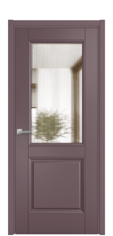 Дверь межкомнатная Савона 2 Цвет Лиловый Покрытие Эмаль  Наличник L 50 Цена 61668