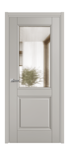 Дверь межкомнатная Savona 2 Цвет Серый Шелк Покрытие Эмаль  Наличник L 50 Цена 58775