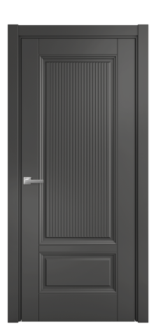 Дверь межкомнатная Savona 2B Цвет Антрацит Покрытие Эмаль  Наличник L 75 Цена 43775