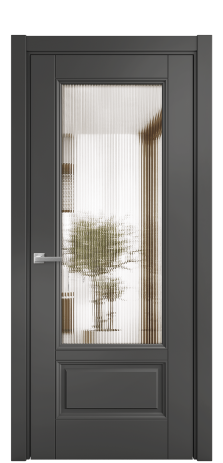 Дверь межкомнатная Savona 2B Цвет Антрацит Покрытие Эмаль  Наличник L 75 Цена 54275