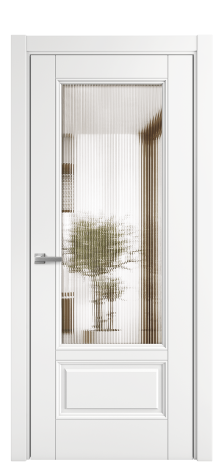 Дверь межкомнатная Savona 2B Цвет Белый Покрытие Эмаль  Наличник L 75 Цена 59975