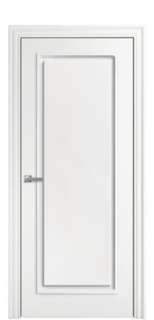 Дверь межкомнатная Amelia Цвет Белый Покрытие Эмаль  Наличник M 85 Цена 54555