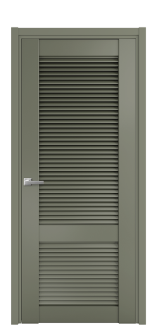 Дверь межкомнатная Жалюзи 2 Цвет Зеленый Покрытие Эмаль  Наличник L 50 Цена 55175
