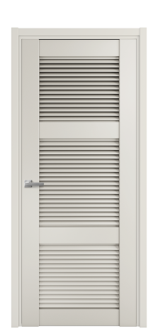 Дверь межкомнатная Жалюзи 3 Цвет Дымчатый Покрытие Эмаль  Наличник L 50 Цена 55175