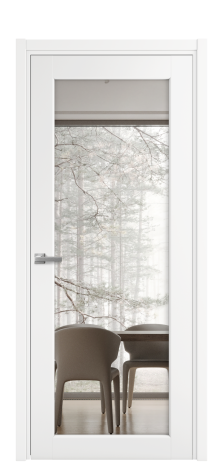 Дверь межкомнатная Страда 11 Цвет Белый Покрытие Эмаль  Наличник L 50 Цена 46225